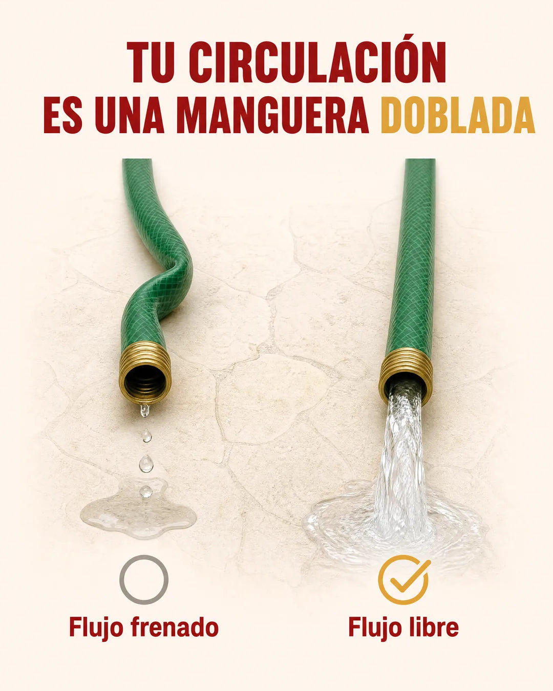 No es cansancio: es una manguera doblada