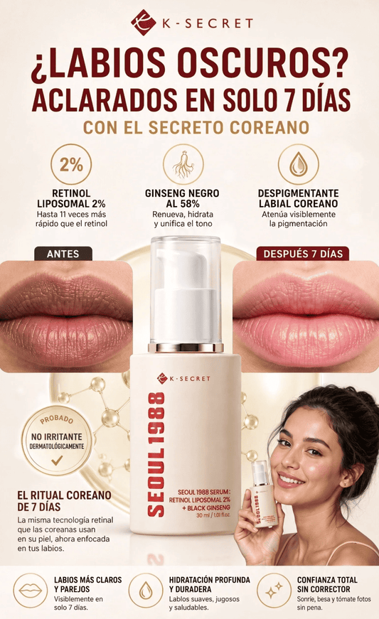 Seoul 1988™ – Crema Aclarante para Labios y Zonas Oscuras | Ayuda a Unificar el Tono de la Piel