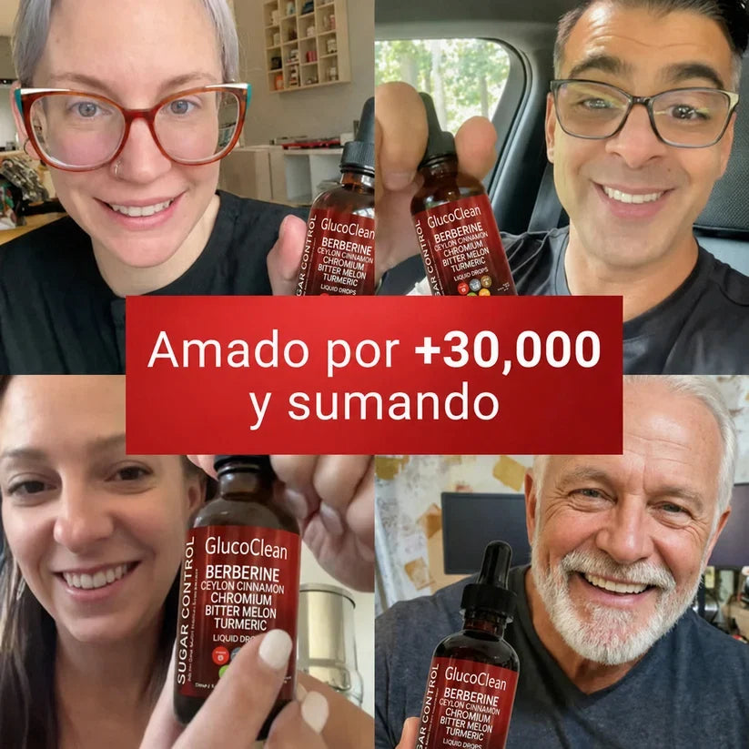 Promo Gluco Clean™ 50 ml | Controla el Azúcar, Mejora tu Metabolismo y Protege tu Corazón + Parches Desintoxicantes totalmente GRATIS