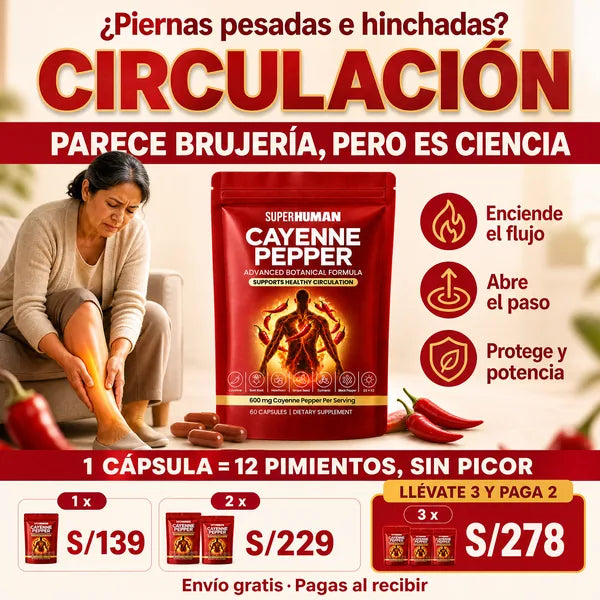 Cayenne Pepper SUPERHUMAN: piernas ligeras, 1, 2 y 3 bolsas