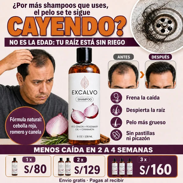 EXCALVO frena la caída: precios 1, 2 y 3 frascos