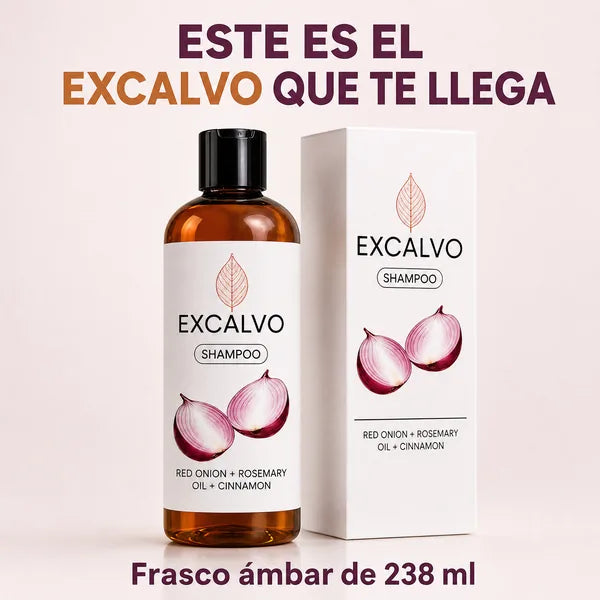 EXCALVO shampoo de cebolla y romero